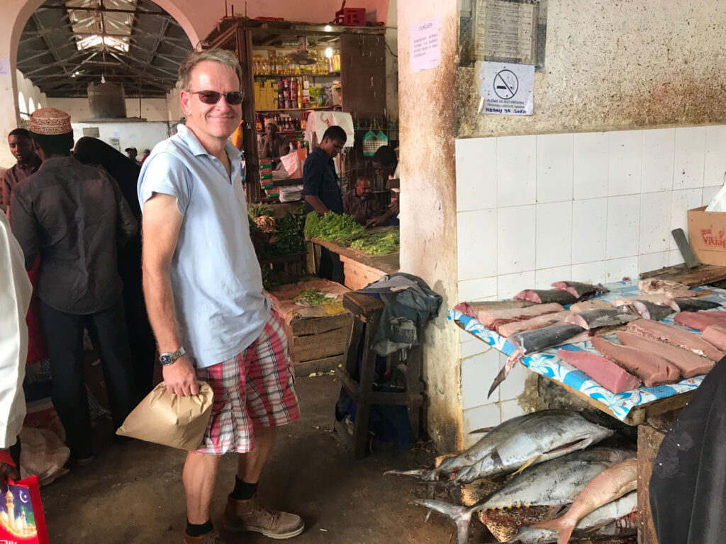 Lokaler Fischmarkt, Sansibar.